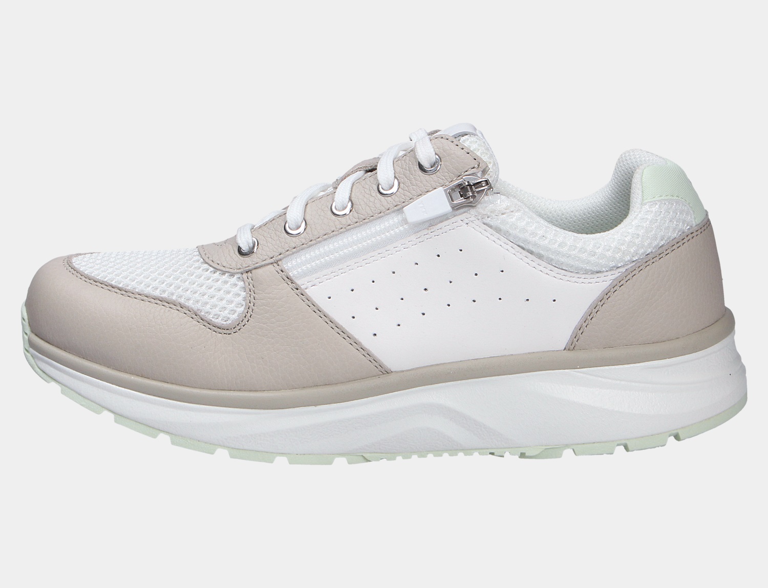 DYNAMO ZIP w white/green