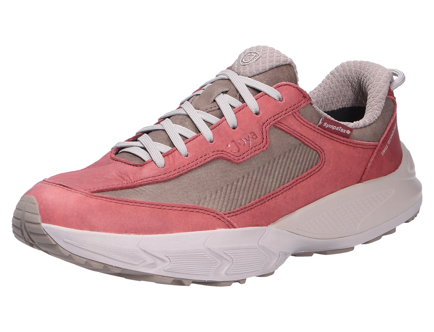 JOYA Seefeld Stx brown-red Damen-Sneaker in Braun-Rot mit Schnürung, atmungsaktivem Obermaterial und komfortabler Laufsohle