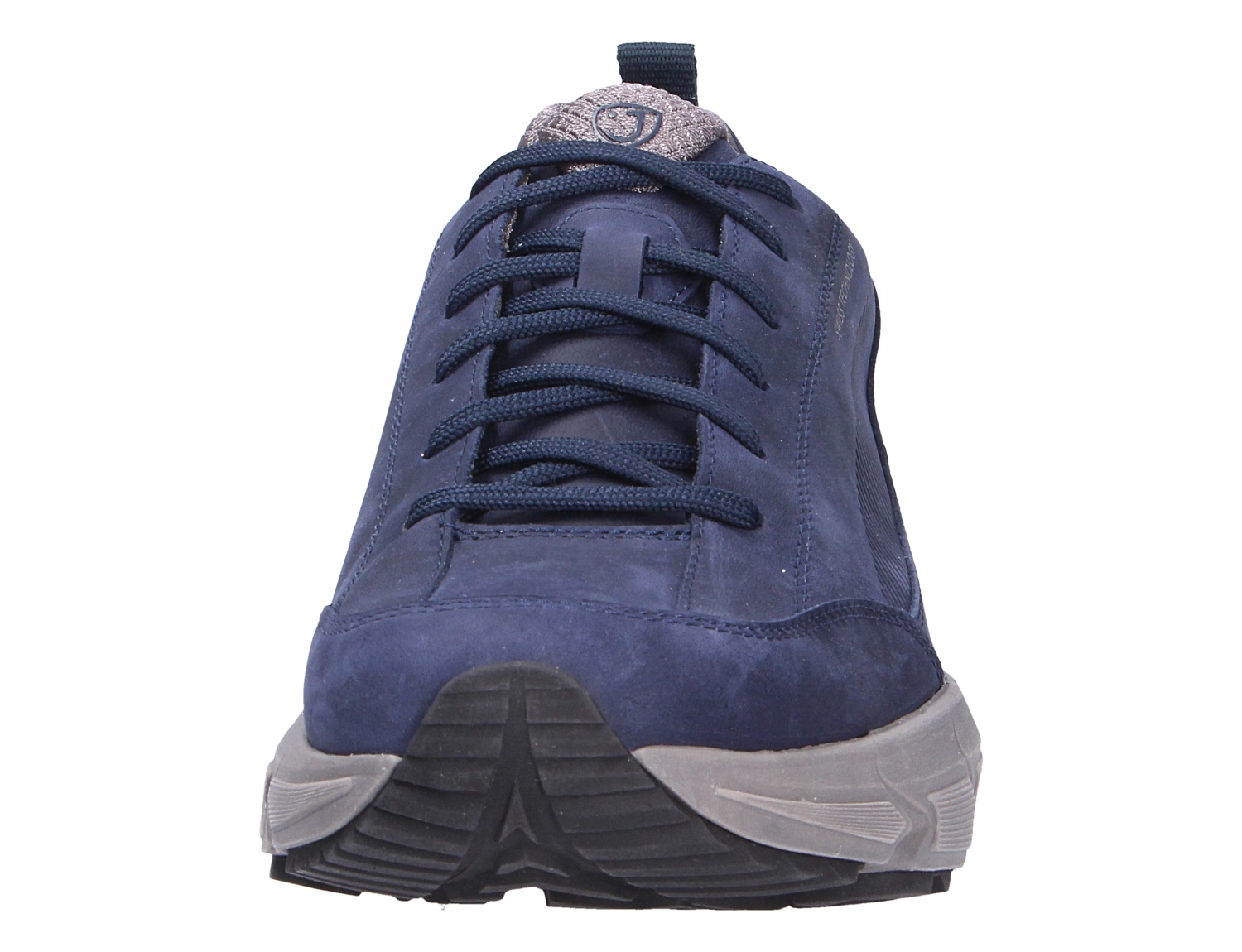 JOYA Oberstdorf STX dark blue, dunkelblauer Sneaker mit Schnürung in Frontalansicht