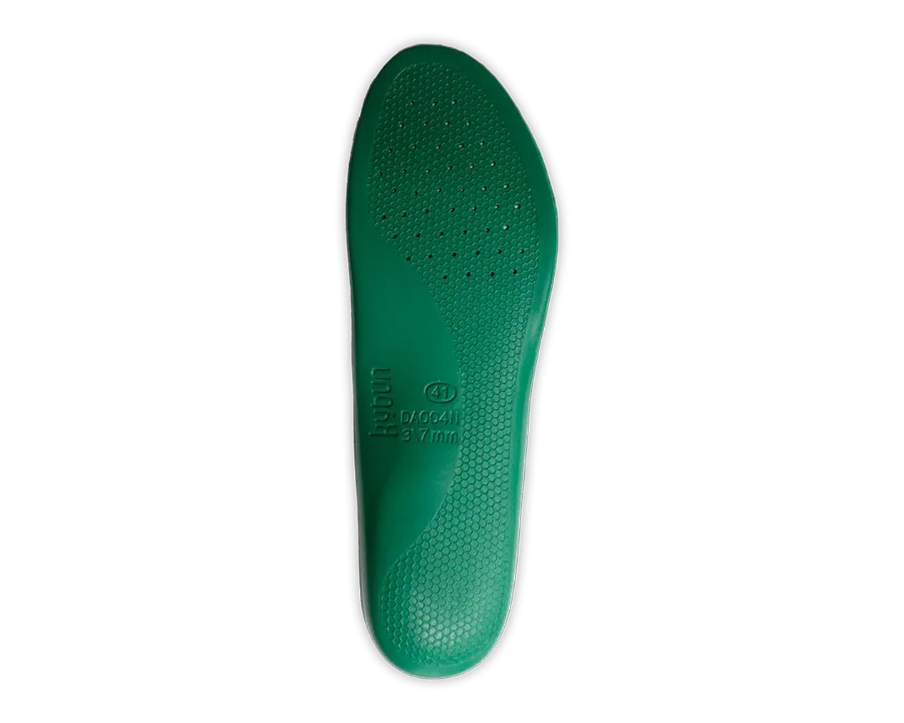 Grüne JOYA Einlegesohle Comfort mit perforierter Oberfläche, stabilisiert und polstert sensible Fusszonen für hohen Tragekomfort in jedem Schuh