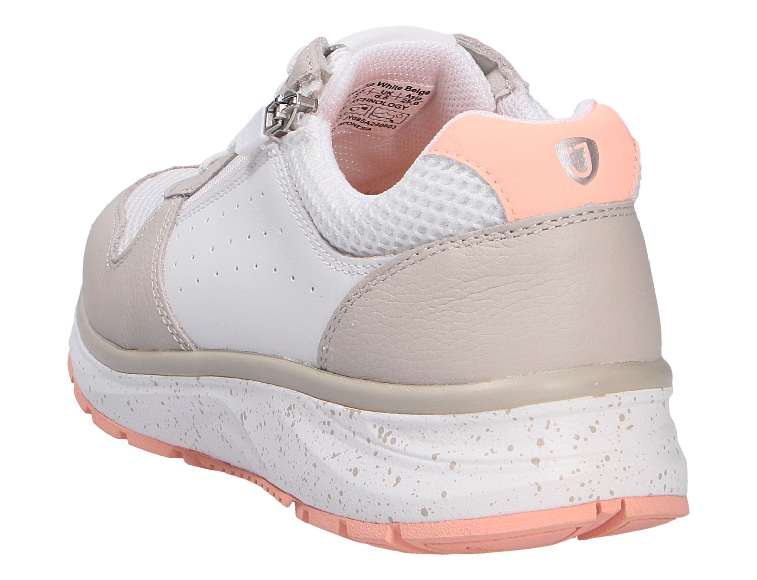 DYNAMO ZIP w white/beige