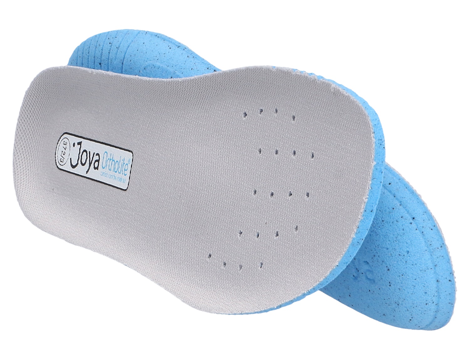 Abgebildet ist die originale JOYA Einlegesohle Ortolite Support Men als Austauscheinlage, passend für entsprechende JOYA Herrenschuhmodelle.